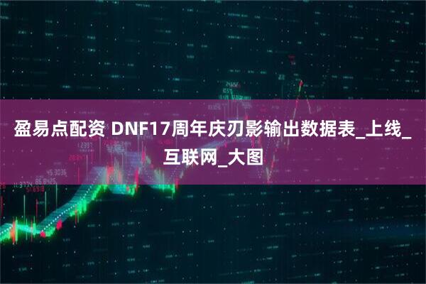 盈易点配资 DNF17周年庆刃影输出数据表_上线_互联网_大图